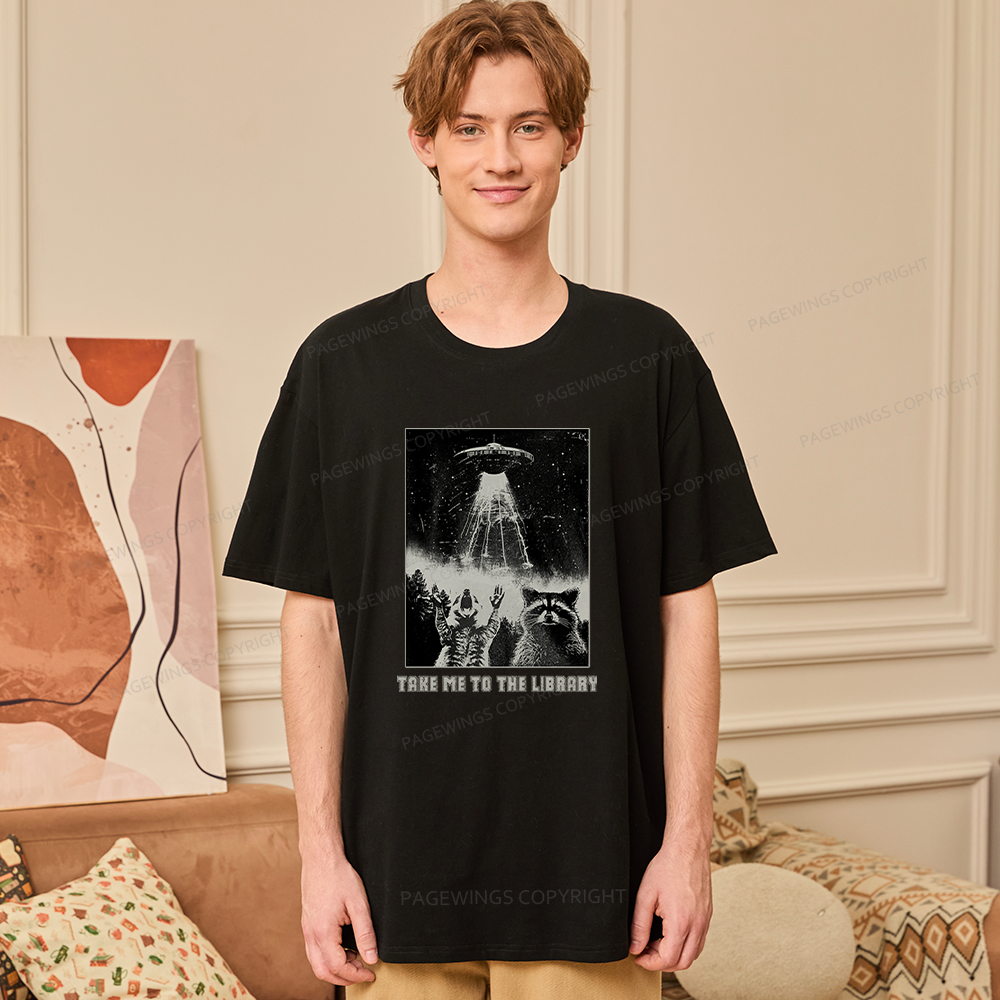 Pagewings Take Me To The Library Unisex Classic T-shirt