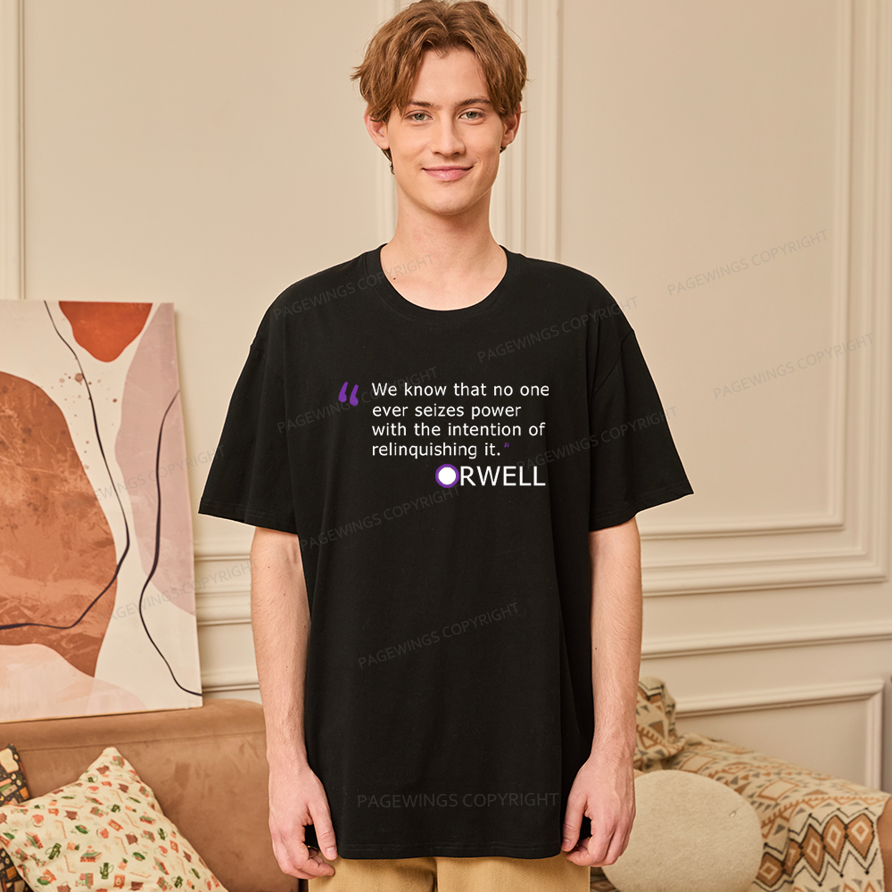 Pagewings Dystopia Quote Unisex Classic T-shirt