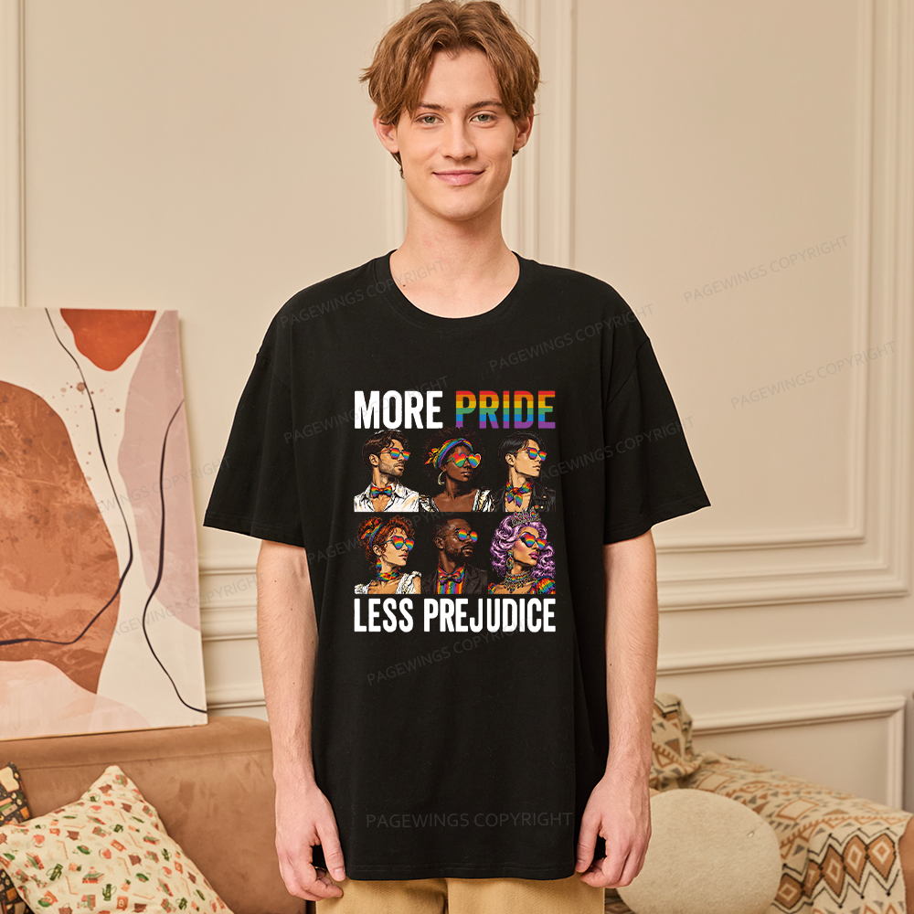 Pagewings More Pride Less Prejudice Unisex Classic T-shirt