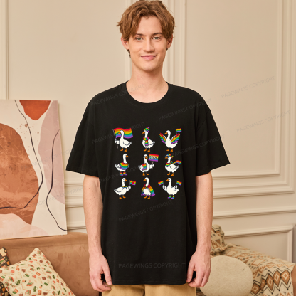 Pagewings Funny LGBTQ Goose Unisex Classic T-shirt