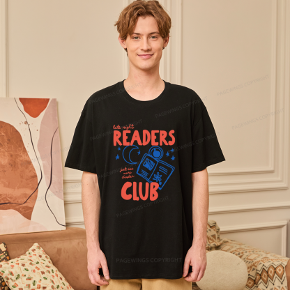 Pagewings Late Night Readers Club Unisex Classic T-shirt