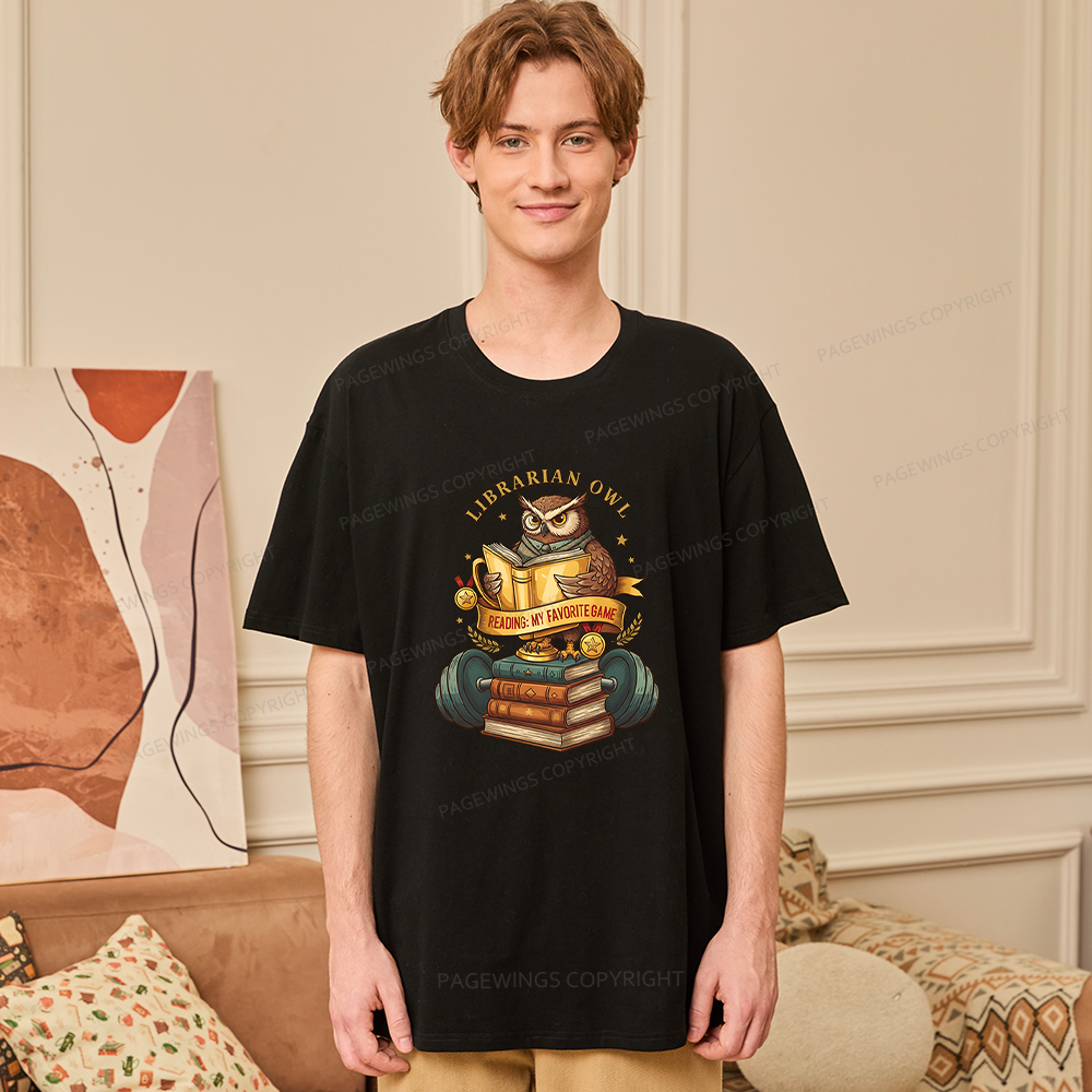 Pagewings Librarian Owl Unisex Classic T-shirt