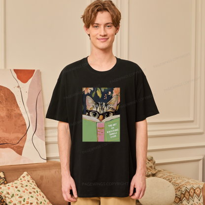 Pagewings Cat Reading Unisex Classic T-shirt