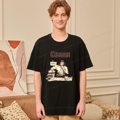 Pagewings Conan The Librarian Unisex Classic T-shirt