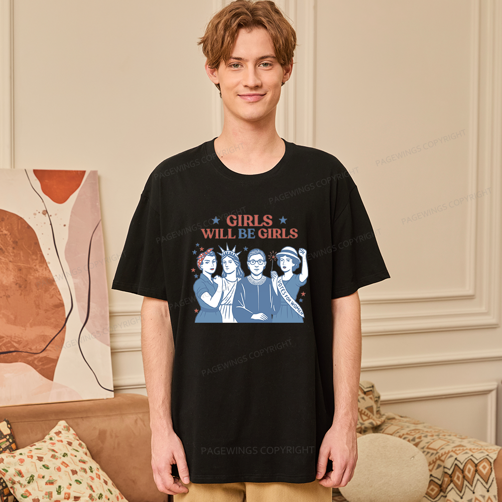 Pagewings Girls Will be Girls Unisex Classic T-shirt