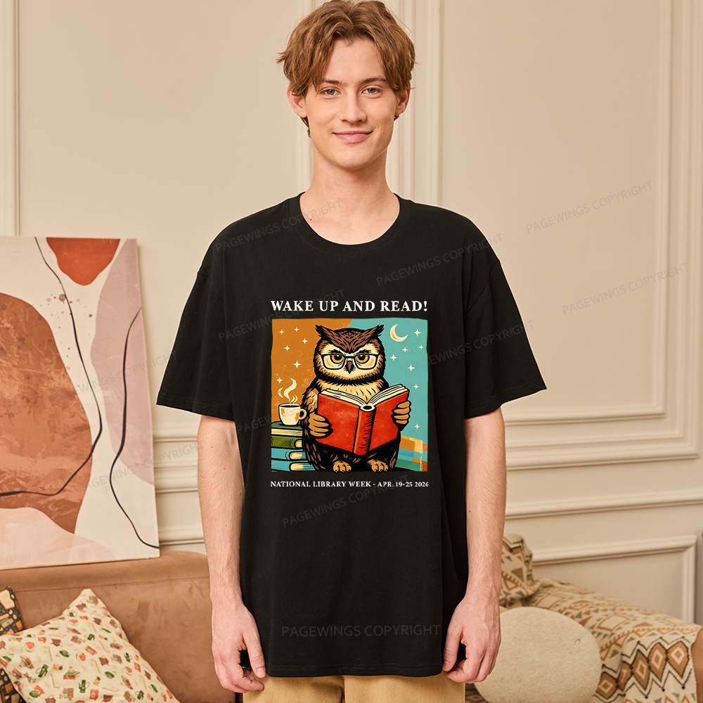 Pagewings Wake Up And Read Unisex Classic T-shirt