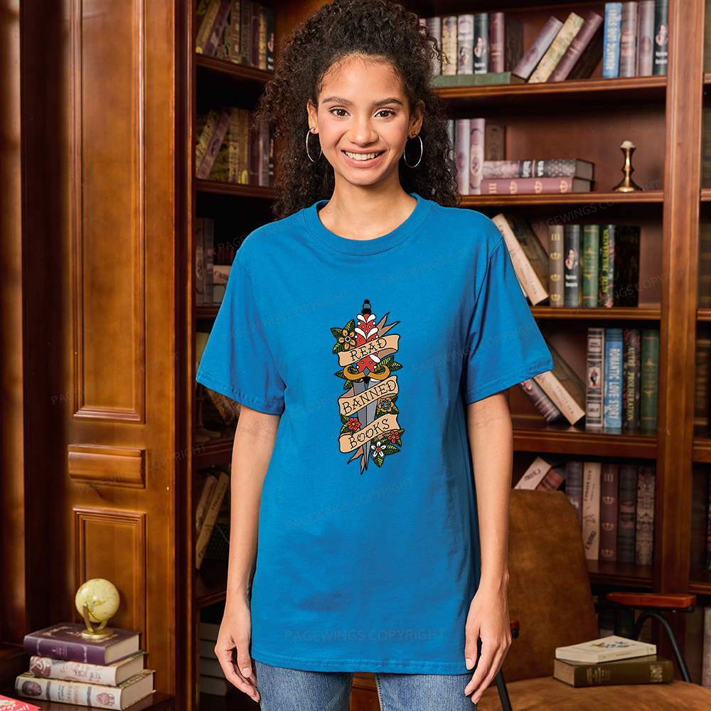 Pagewings Banned Books Unisex Classic T-shirt
