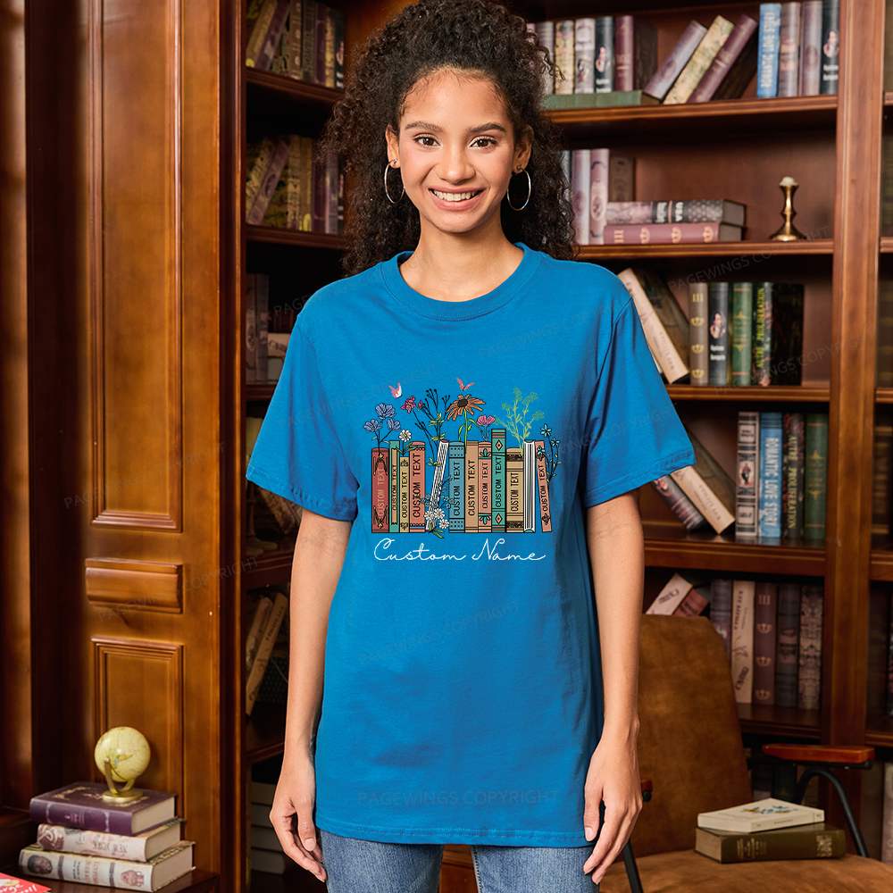 Pagewings Personalized Name Text Unisex Classic T-shirt