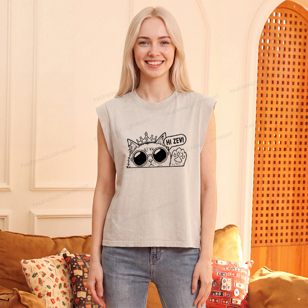 Pagewings Sci Fi Bookish Women's Washed Tank Top