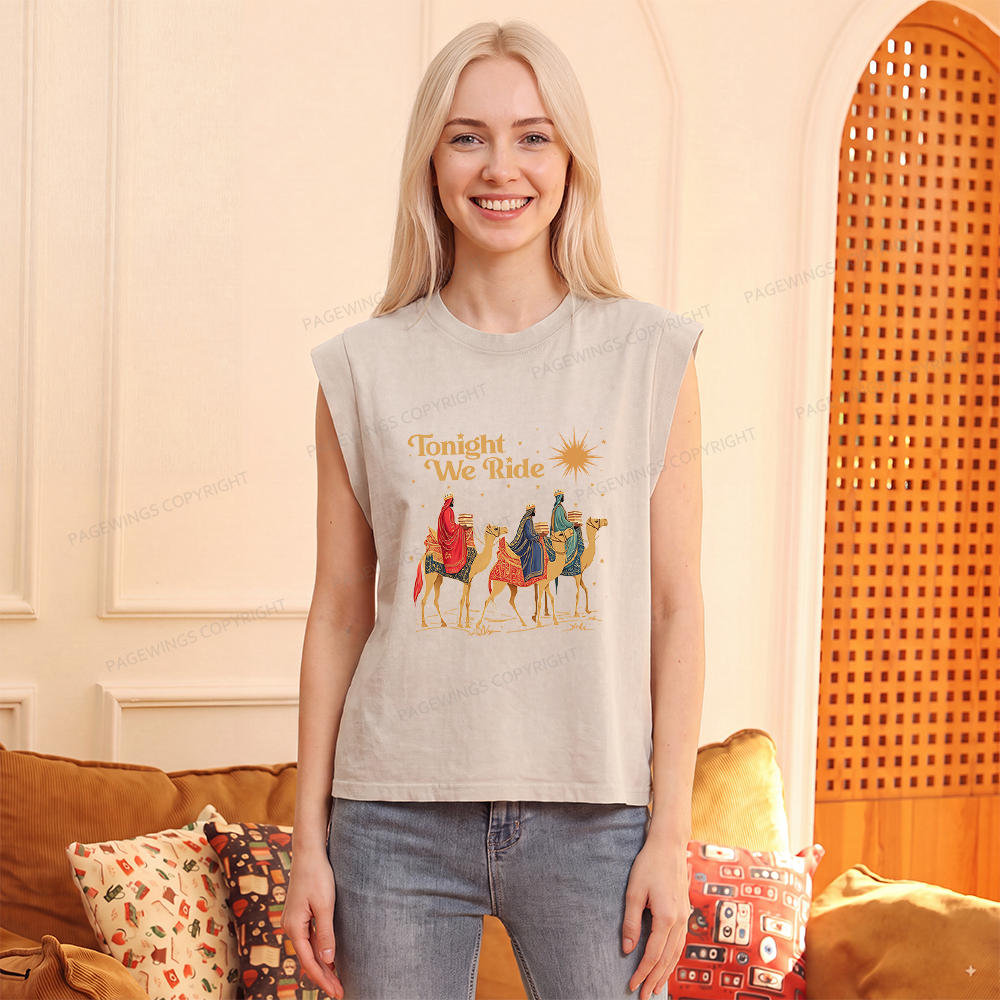 Pagewings Tonight We Ride Women's Washed Tank Top