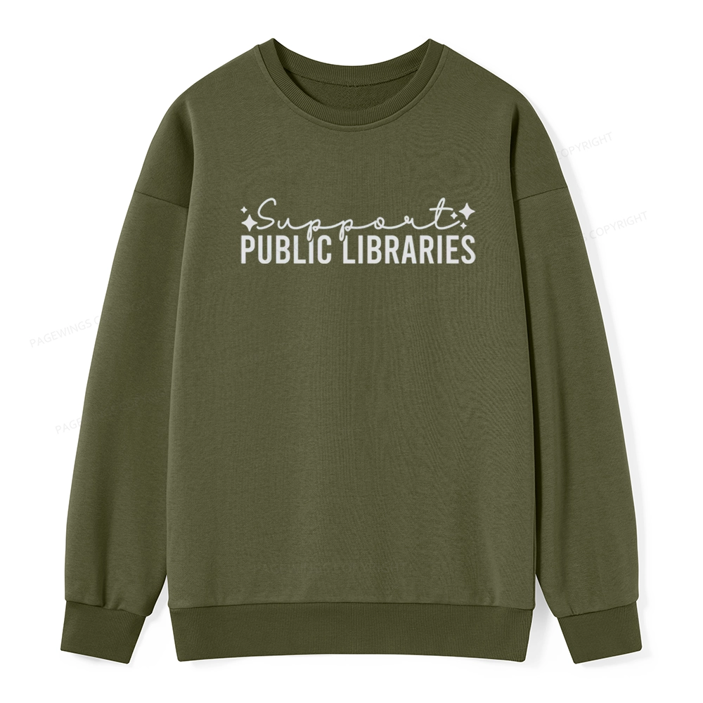 Pagewings Public Libraries Unisex Classic Sweatshirt