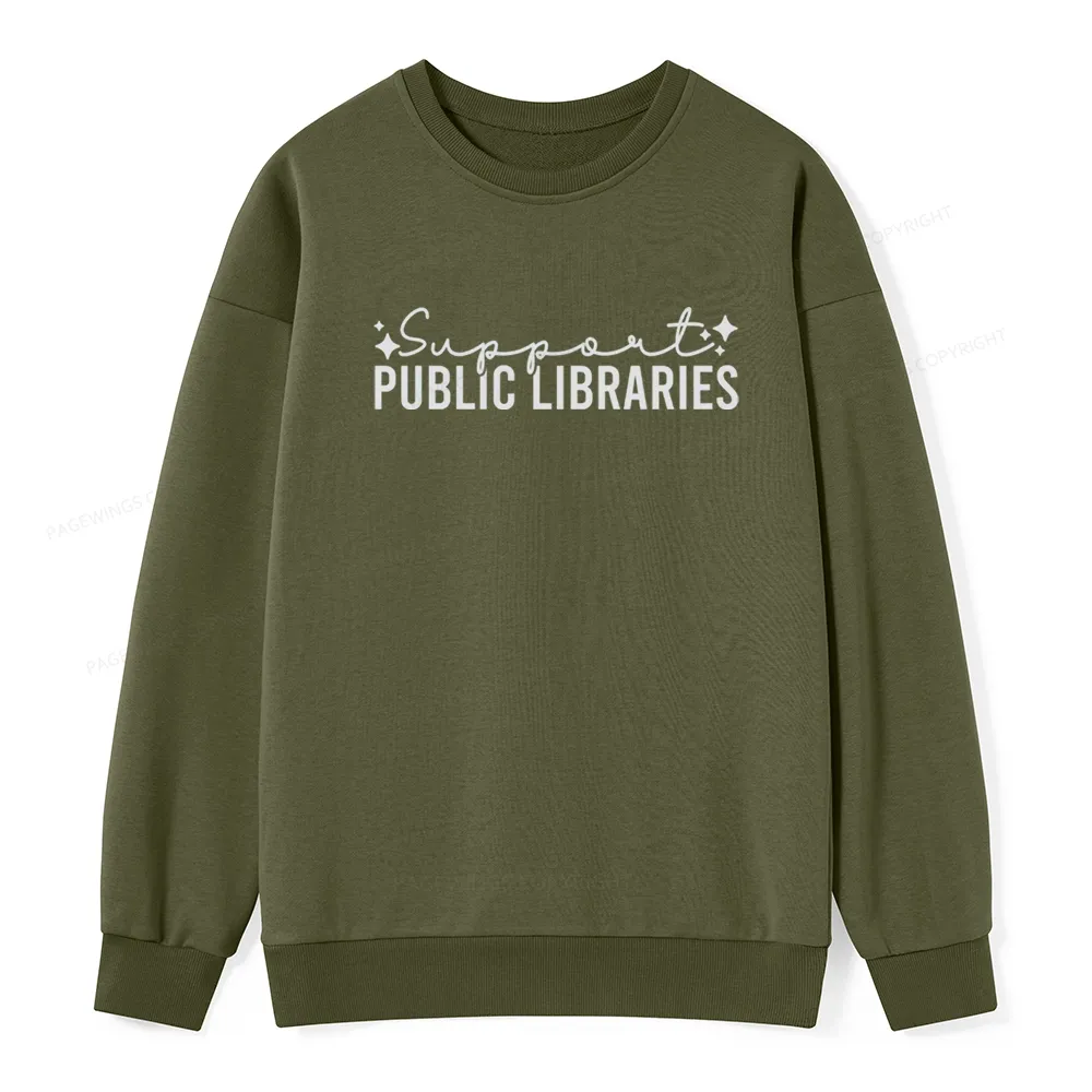 Pagewings Public Libraries Unisex Classic Sweatshirt