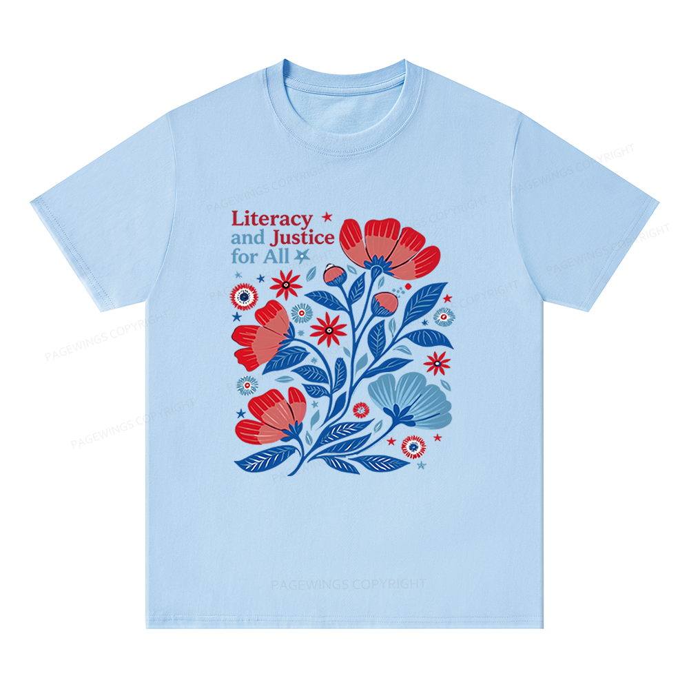 Pagewings Literacy and Justice for All Unisex Classic T-shirt