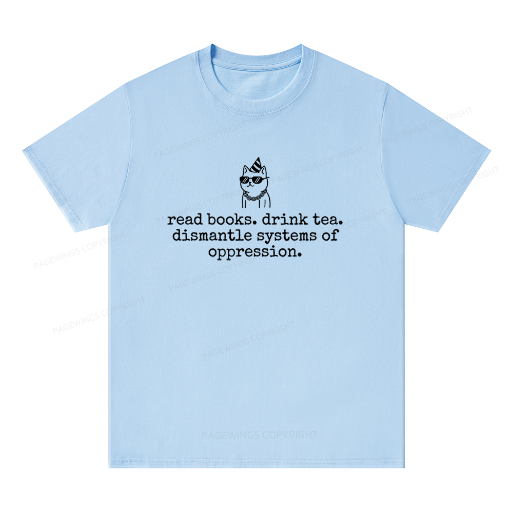 Pagewings Books and Tea Unisex Classic T-shirt