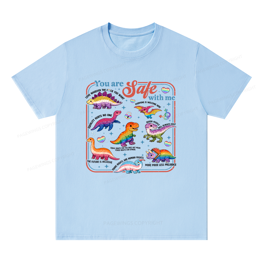 Pagewings You Are Safe With Me Unisex Classic T-shirt