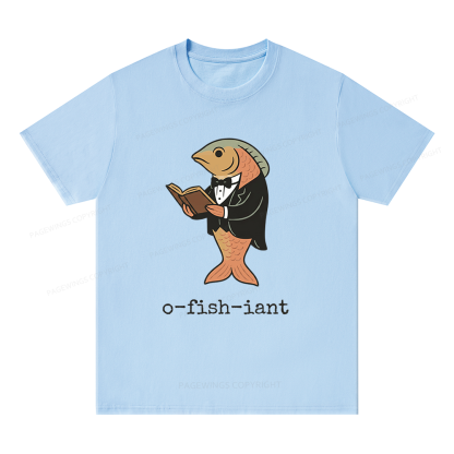 Pagewings Reading Fish Unisex Classic T-shirt