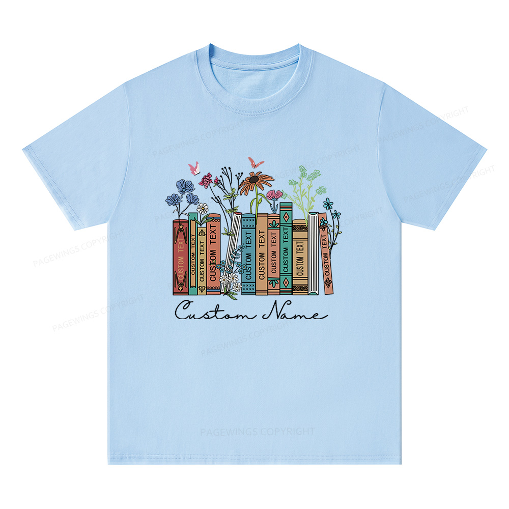 Pagewings Personalized Name Text Unisex Classic T-shirt