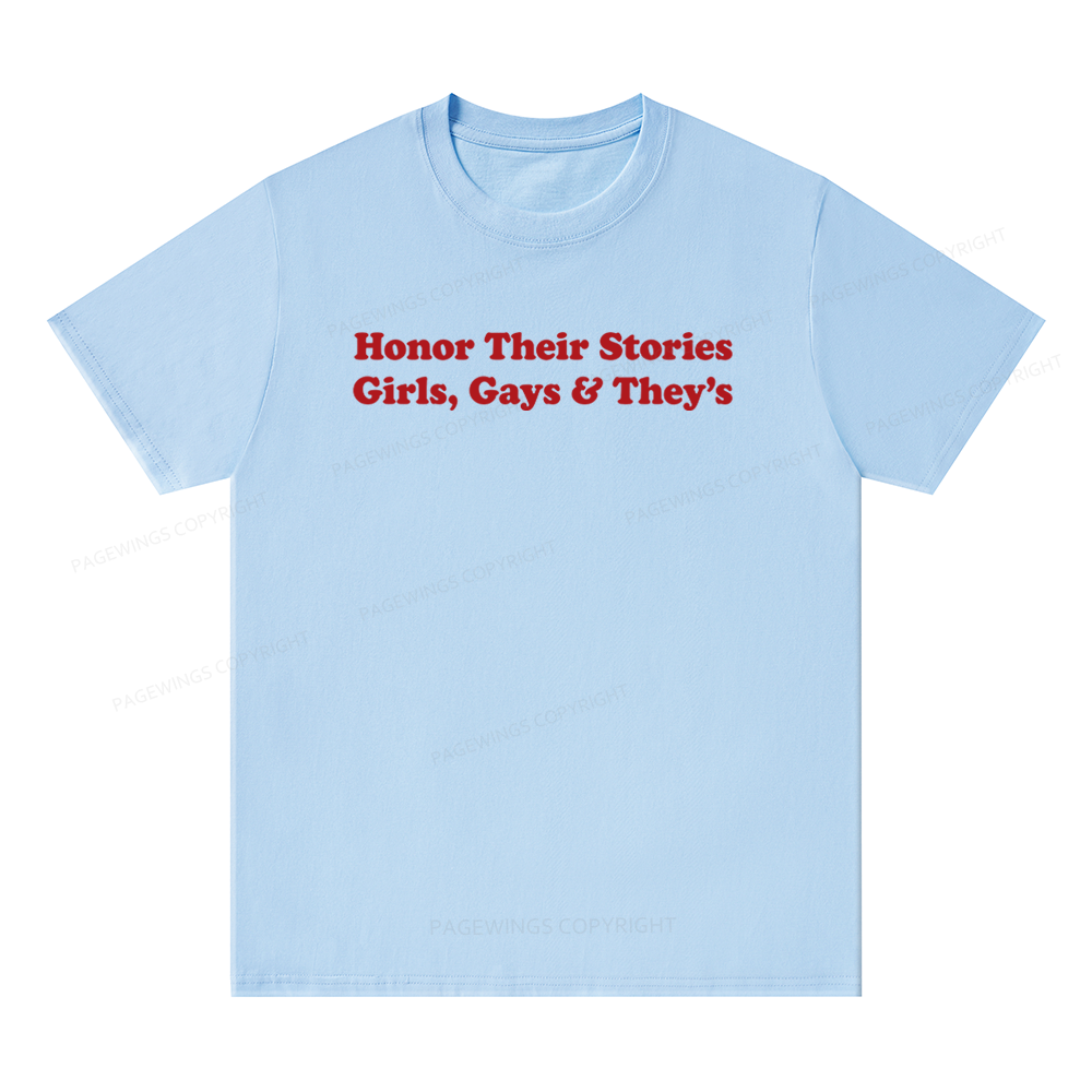 Pagewings Honor Their Stories Unisex Classic T-shirt
