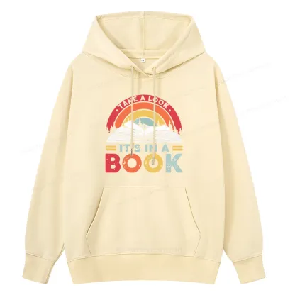 Pagewings Take A Look It's In A Book Unisex Classic Hoodie