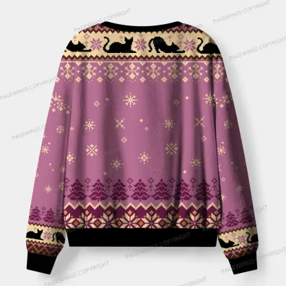 Pagewings Just a Cat Loving Book  Unisex Flannel Pajama Set