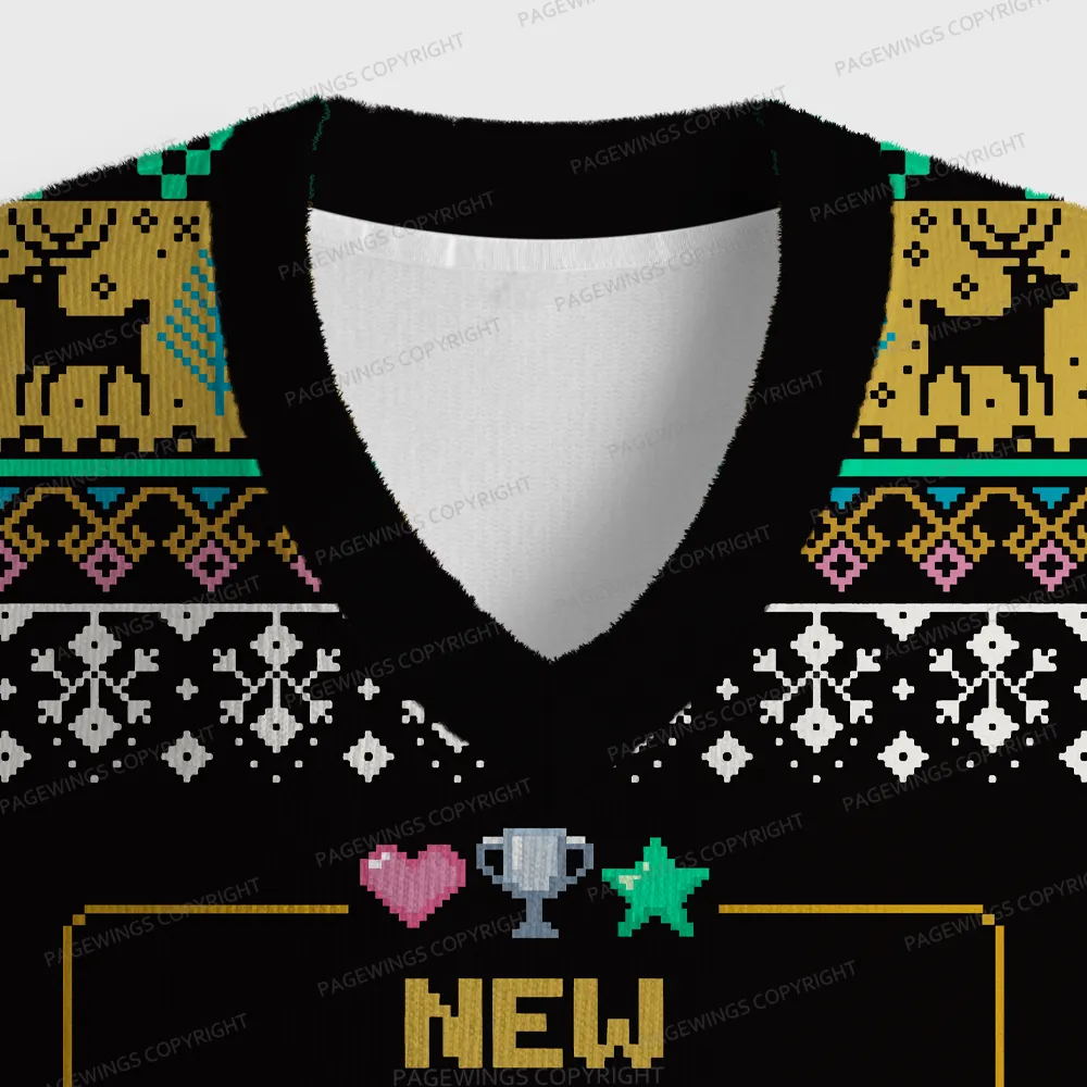 Pagewings New Achievement Unisex V-Neck Ugly Knit Vest