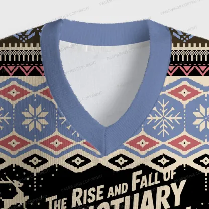 Pagewings The Rise And Fall Of Sanctuary Moon Unisex V-Neck Ugly Knit Vest