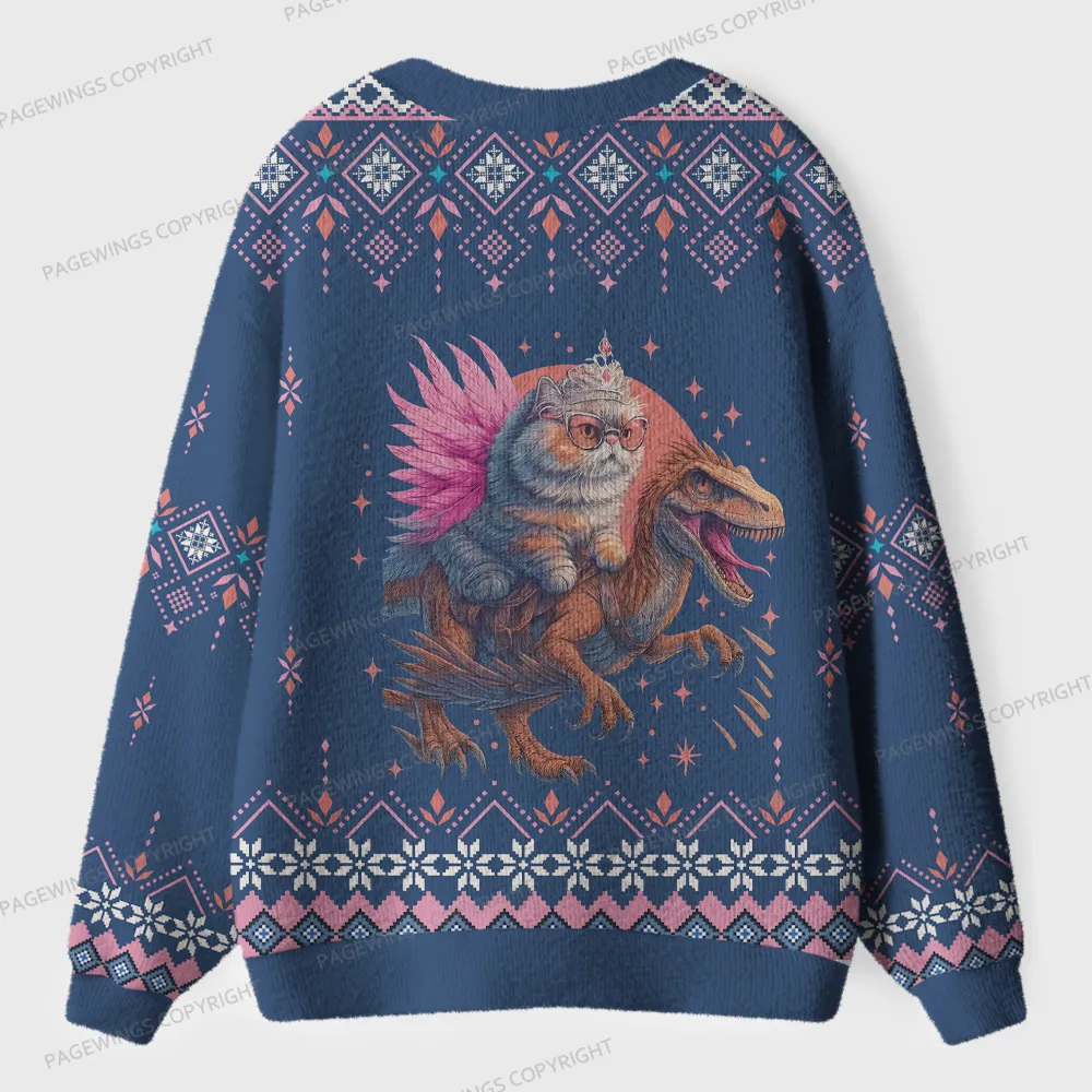 Pagewings Book Lover Unisex Ugly Cardigan Sweaters