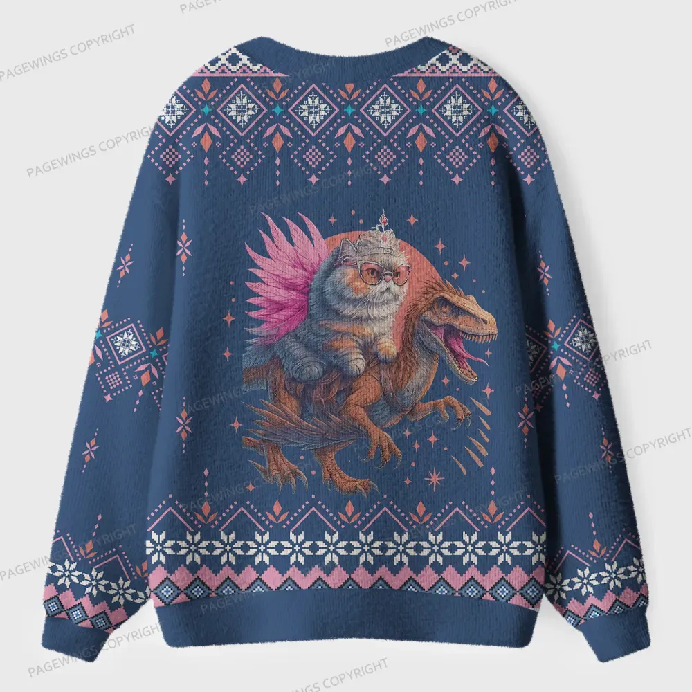 Pagewings Book Lover Unisex Ugly Cardigan Sweaters