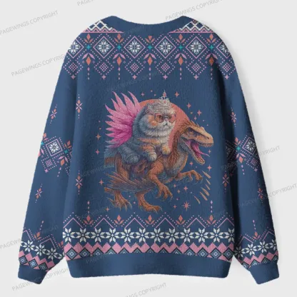 Pagewings Book Lover Unisex Ugly Cardigan Sweaters