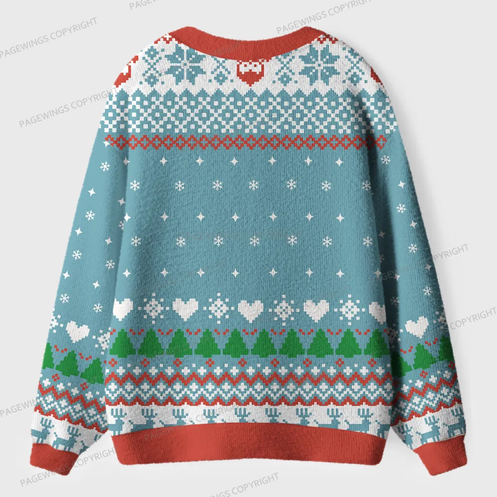 Pagewings Silly Goose Book Club Unisex Ugly Cardigan Sweaters