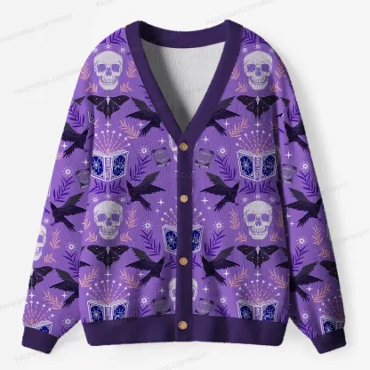 Pagewings Fantasy Reading  Unisex Ugly Cardigan Sweaters
