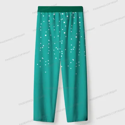 Pagewings  Christmas Book Dragon Unisex Flannel Pajama Set