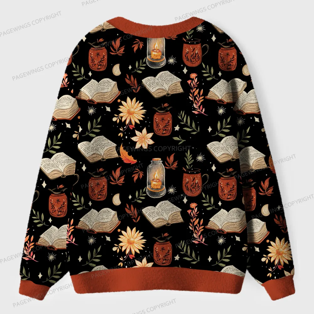 Pagewings Read More Books Unisex Ugly Cardigan Sweaters