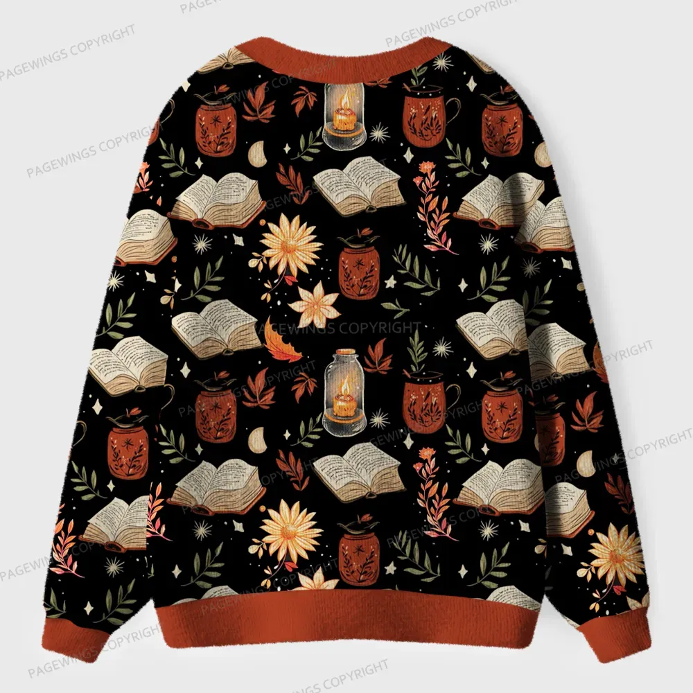 Pagewings Read More Books Unisex Ugly Cardigan Sweaters