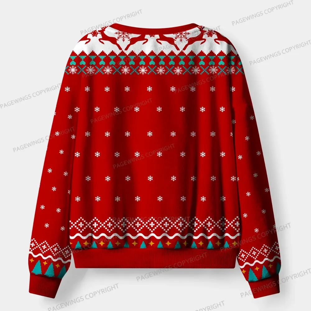 Pagewings Ghost Reading Unisex Flannel Pajama Set