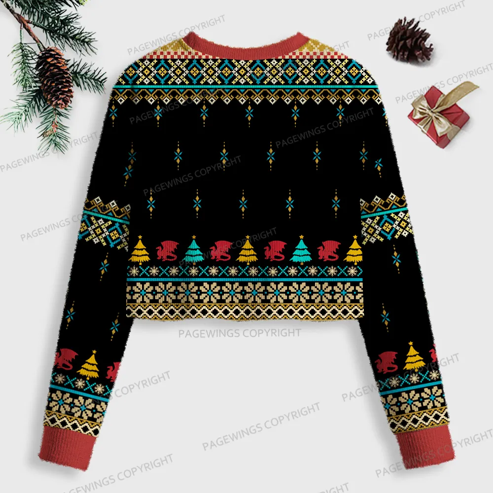 Pagewings It's Too Nonfictiony Outside Women Ugly Crop Sweatshirt