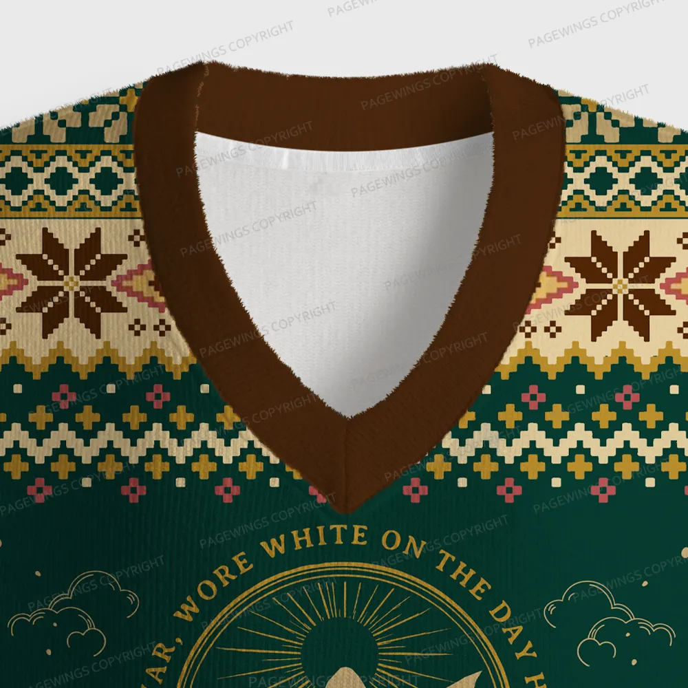 Pagewings Truthless Of Shinovar Unisex V-Neck Ugly Knit Vest