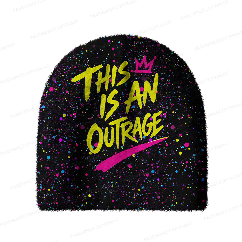 [Copy]Pagewings Sci Fi Book Lover Knit Patterned Beanie