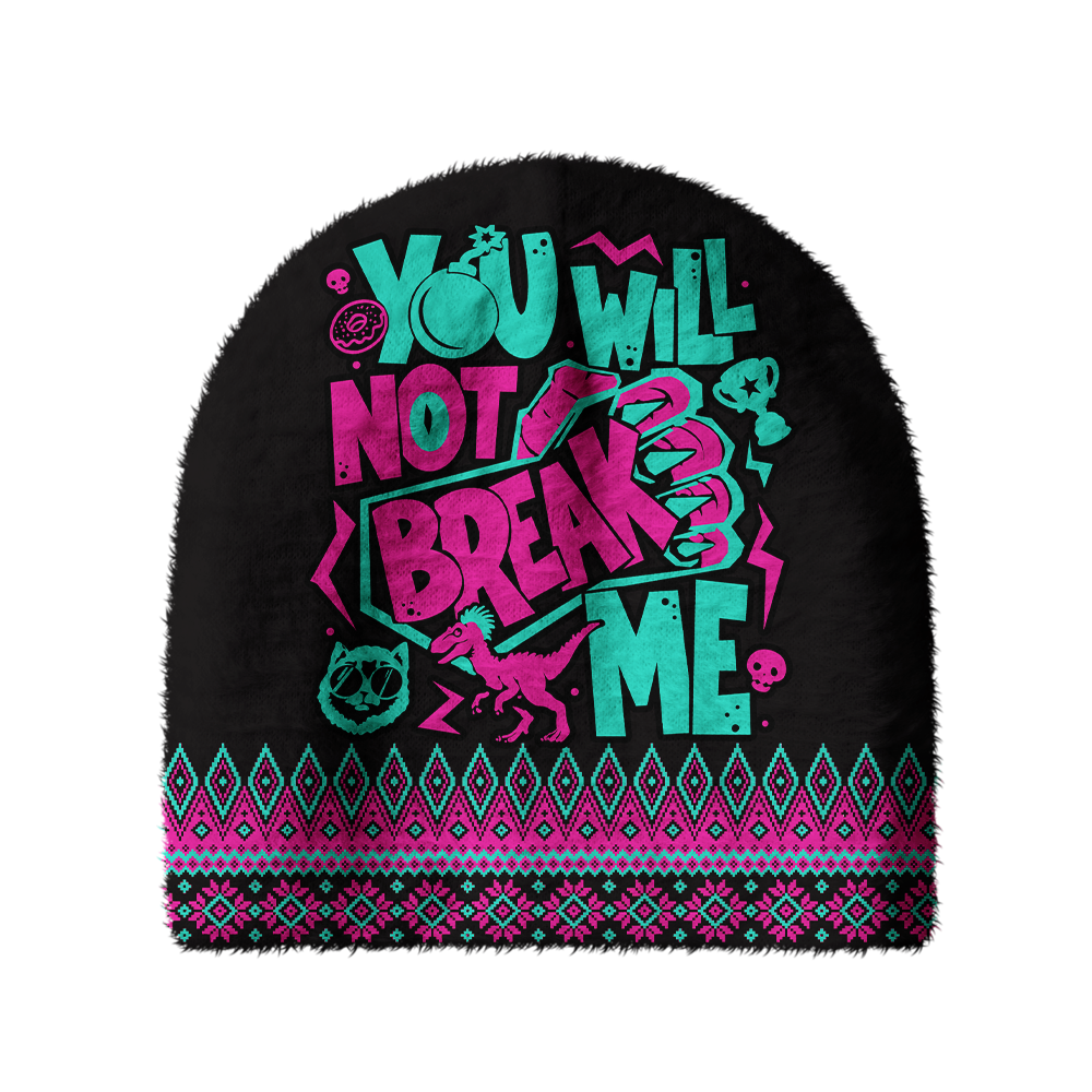 Pagewings Sci Fi Book Lover Knit Patterned Beanie