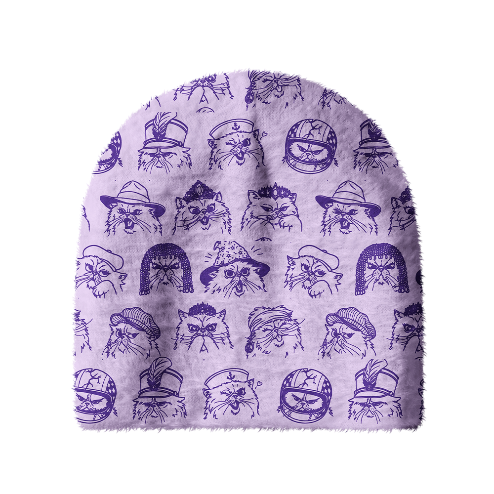 Pagewings Sci Fi Book Lover Knit Patterned Beanie