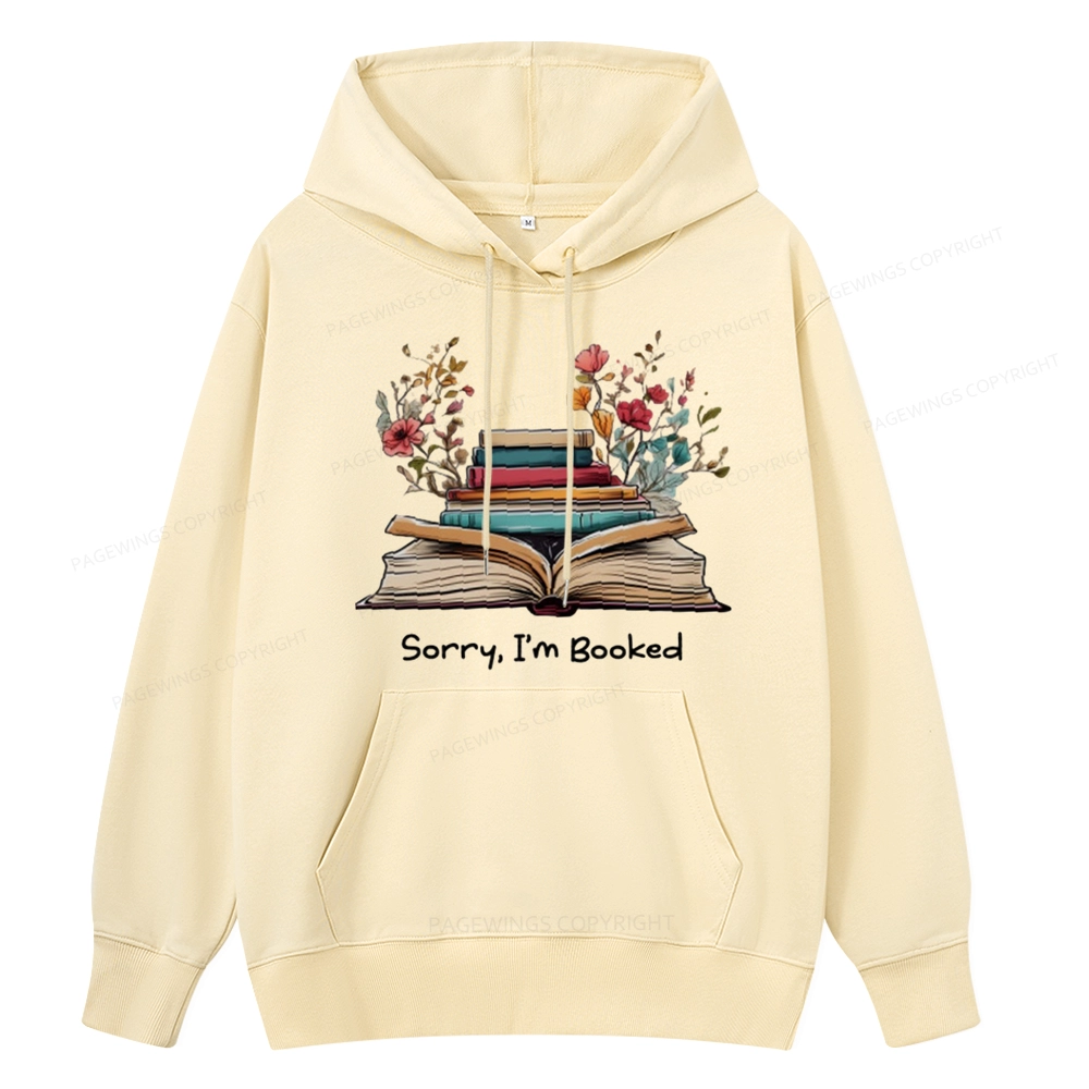 Pagewings Sorry I'm Booked Unisex Classic Hoodie