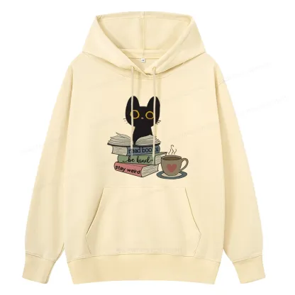 Pagewings Read Books Be Kind Stay Weird Unisex Classic Hoodie
