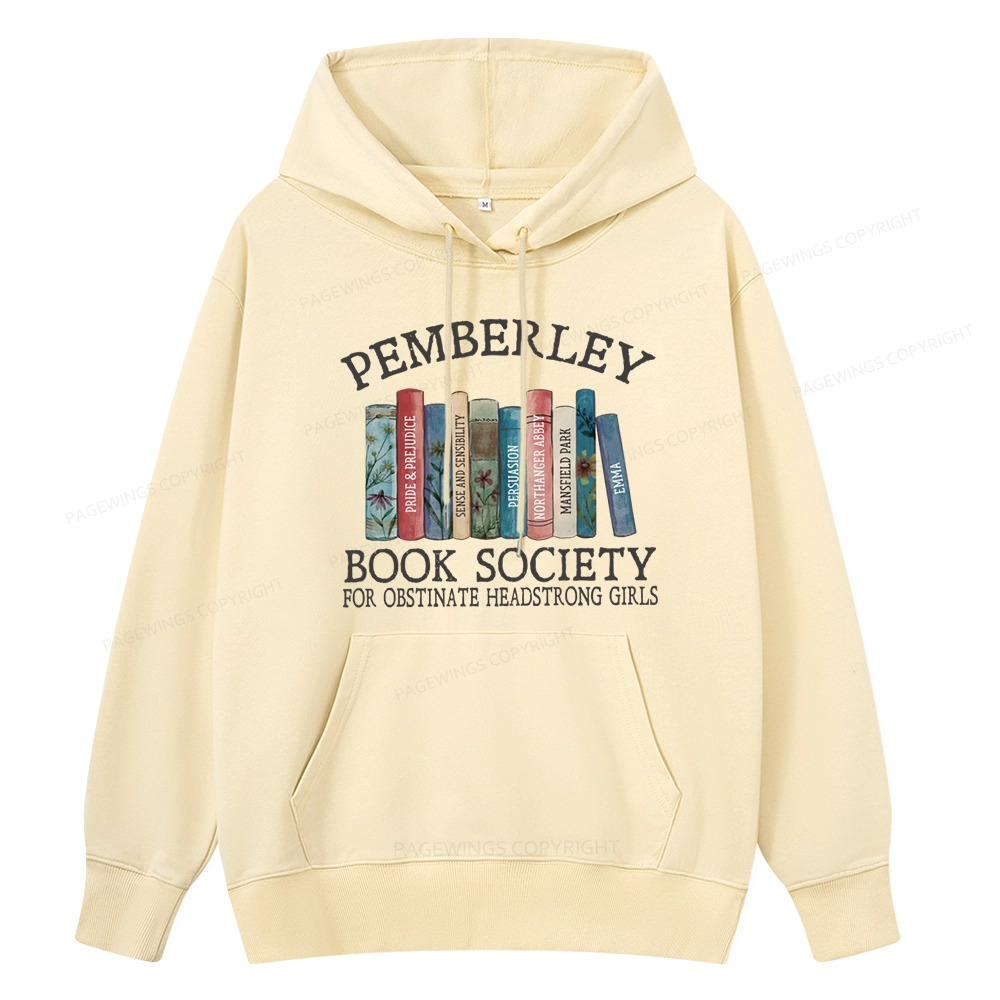 Pagewings Pemberley Book Society Unisex Classic Hoodie