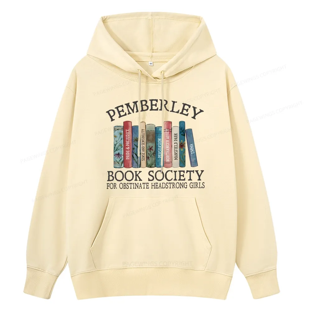 Pagewings Pemberley Book Society Unisex Classic Hoodie