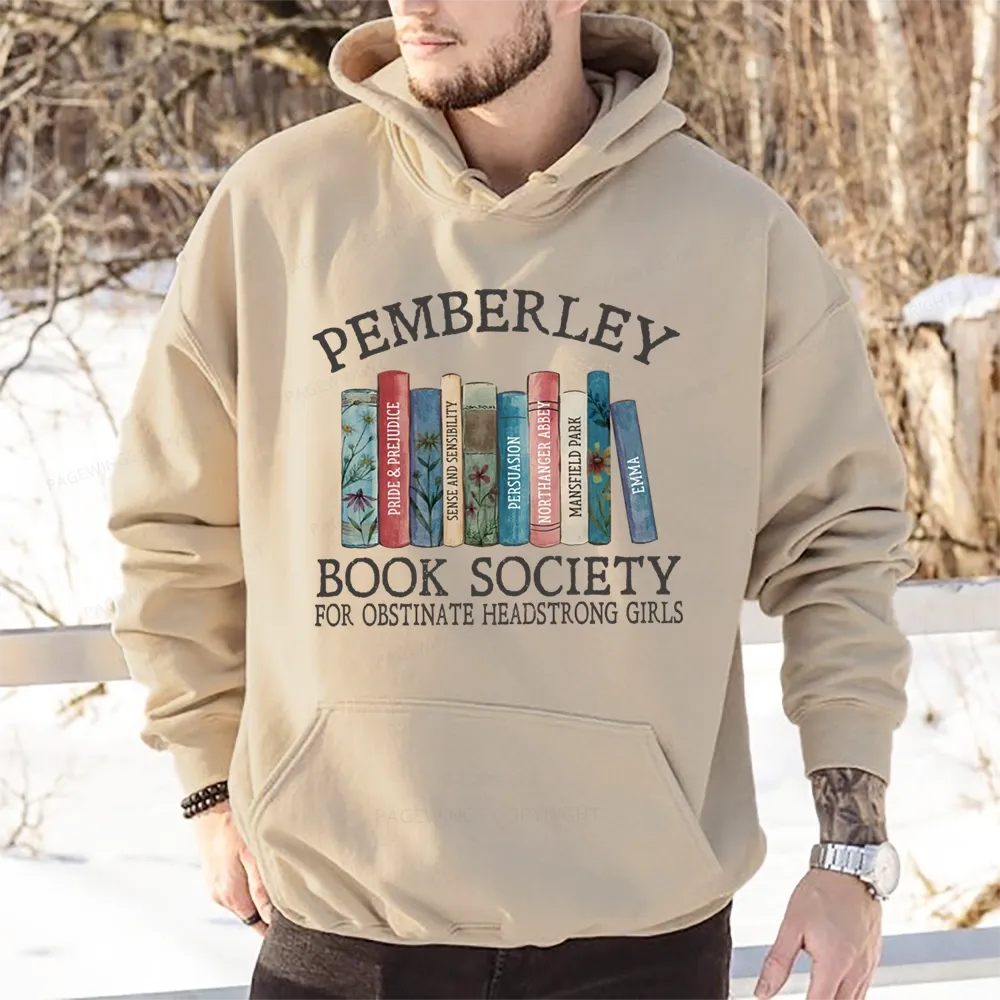 Pagewings Pemberley Book Society Unisex Classic Hoodie