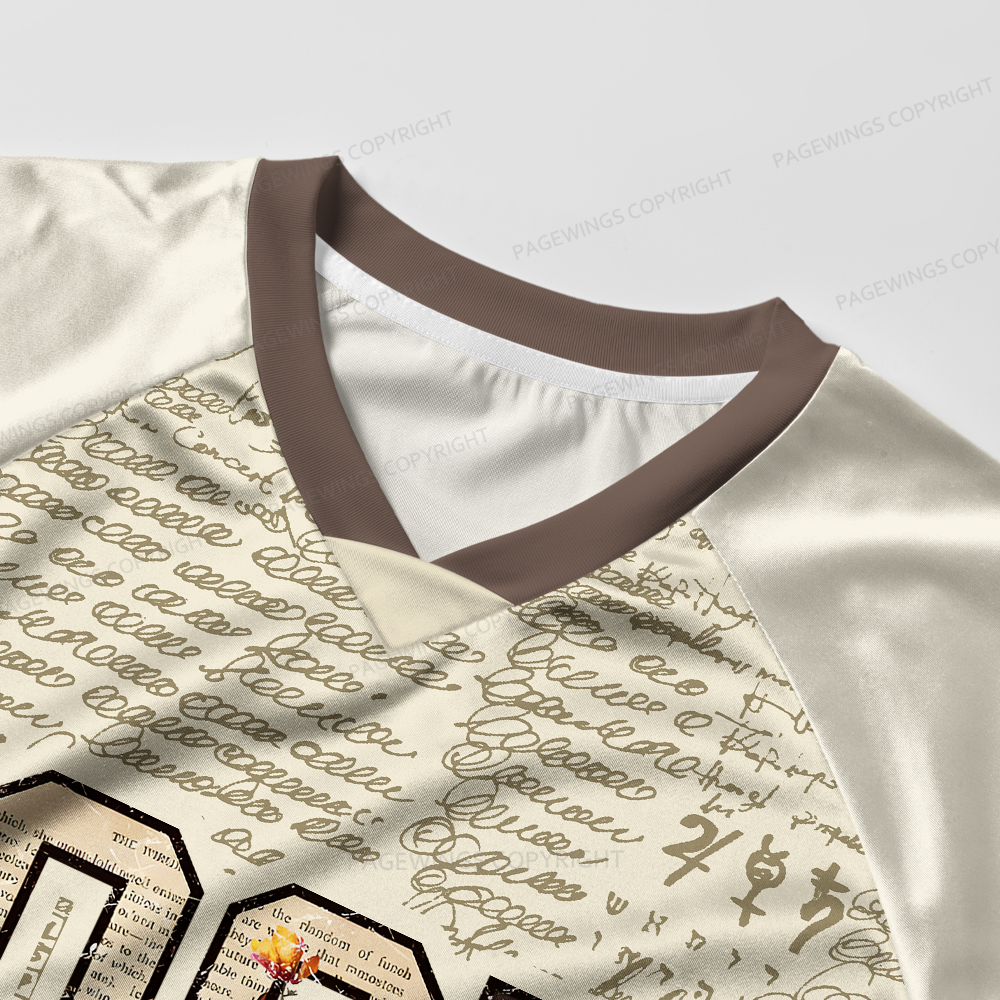 Pagewings Book Nerd Women's Cropped Jersey