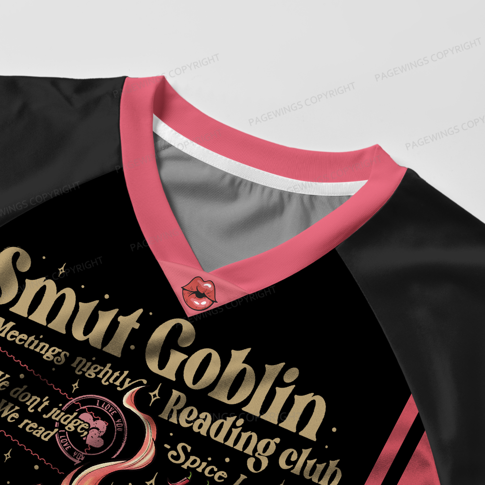 Pagewings Smut Goblin Reading Club Women's Cropped Jersey