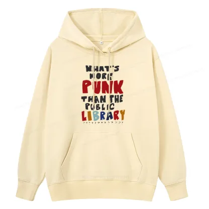 Pagewings What's More Punk Than The Public Library Unisex Classic Hoodie