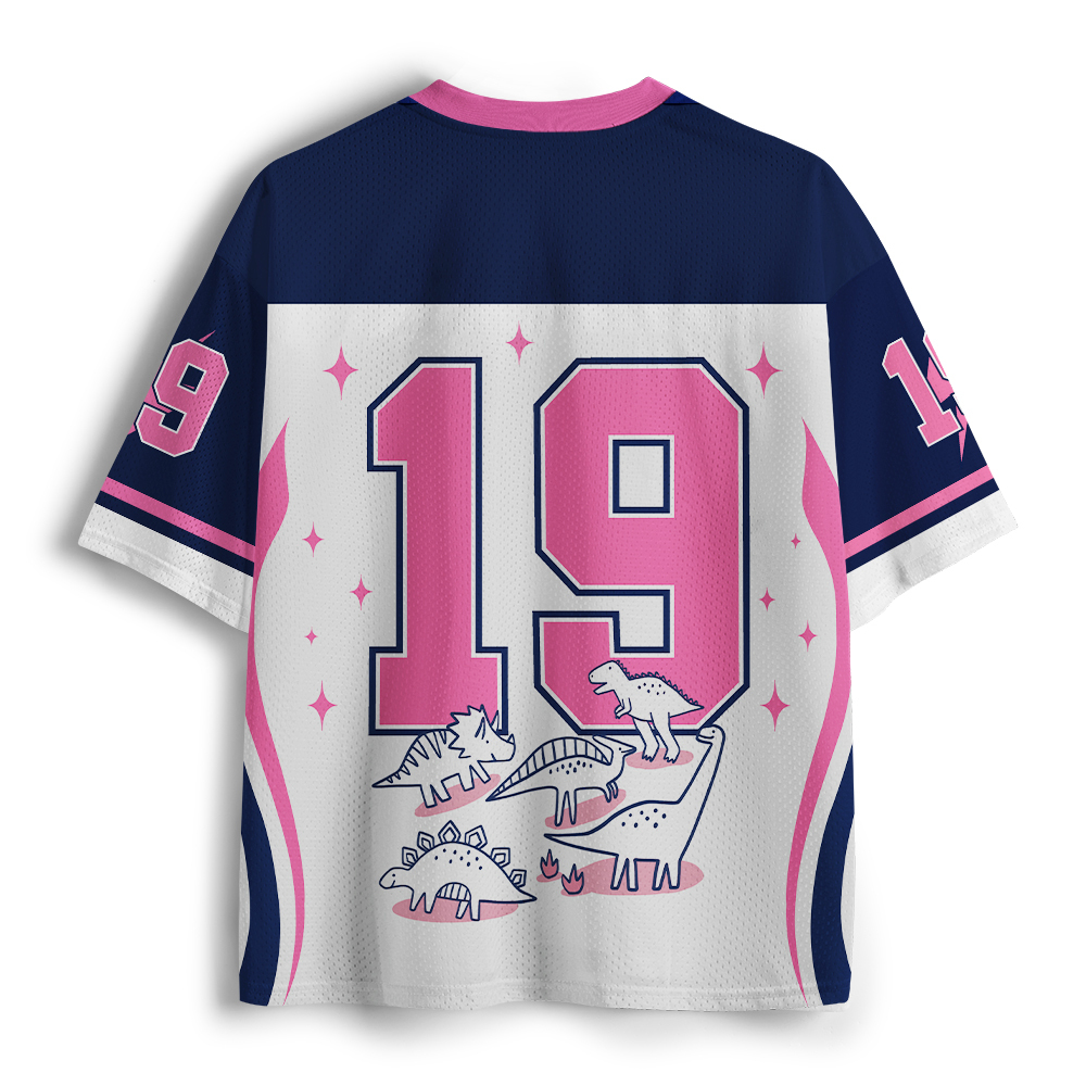 Pagewings Dinosaurs Didn’t Read Unisex Mesh Jersey