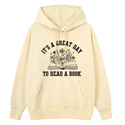 Pagewings It's Great Day to Read a Book Unisex Classic Hoodie